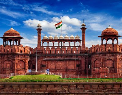 Delhi red fort Singh India Holiday